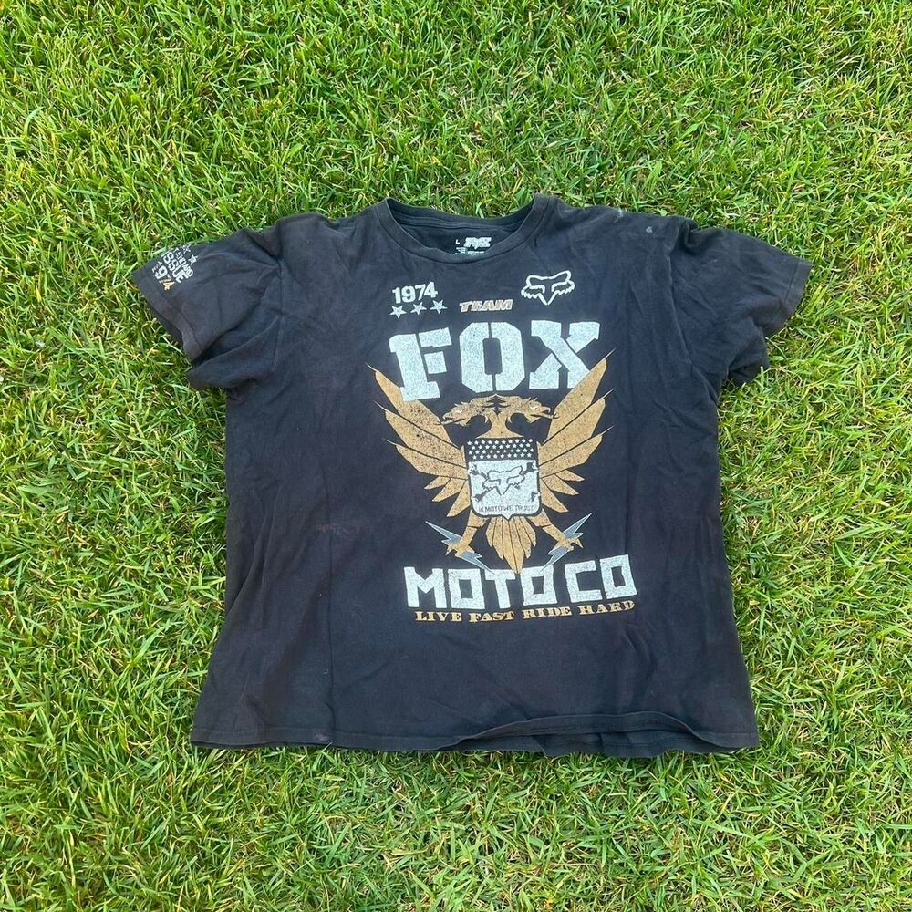 Fox Racing y2k moto tee mens size L large